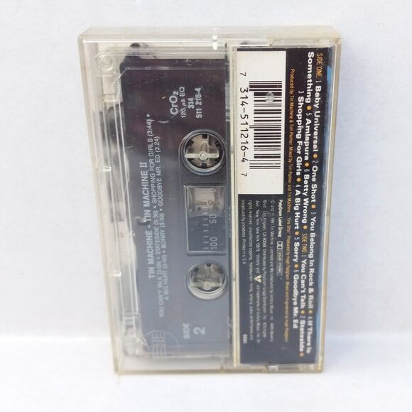 David Bowie Tin Machine II (Cassette, 1991)-Rock-Punk-Alternative-Victory Record - Picture 2 of 10